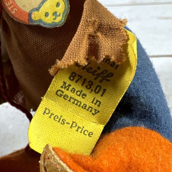 4.5” Vintage Rubber Steiff Gucki The Gnome - Picture 7 of 8